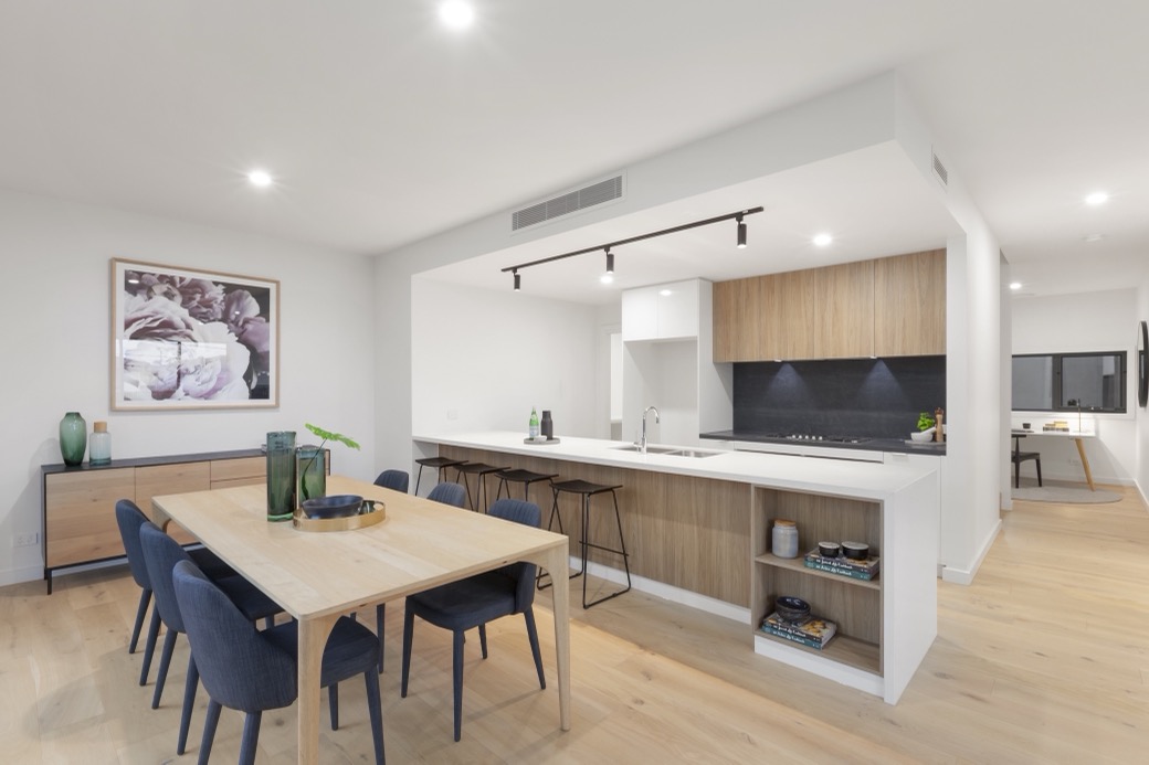 Modern Galley Kitchen
