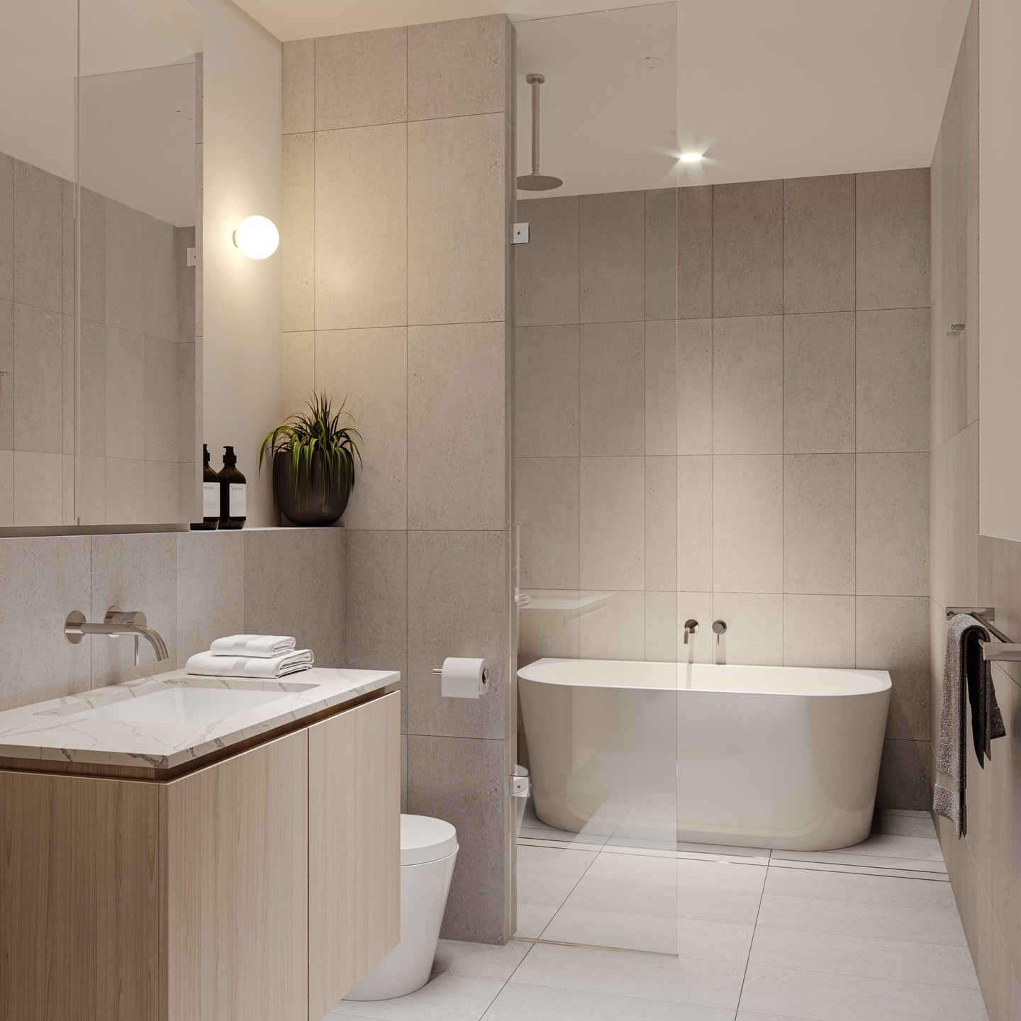 Melbourne bathroom renovation by Bozan Building Solutions