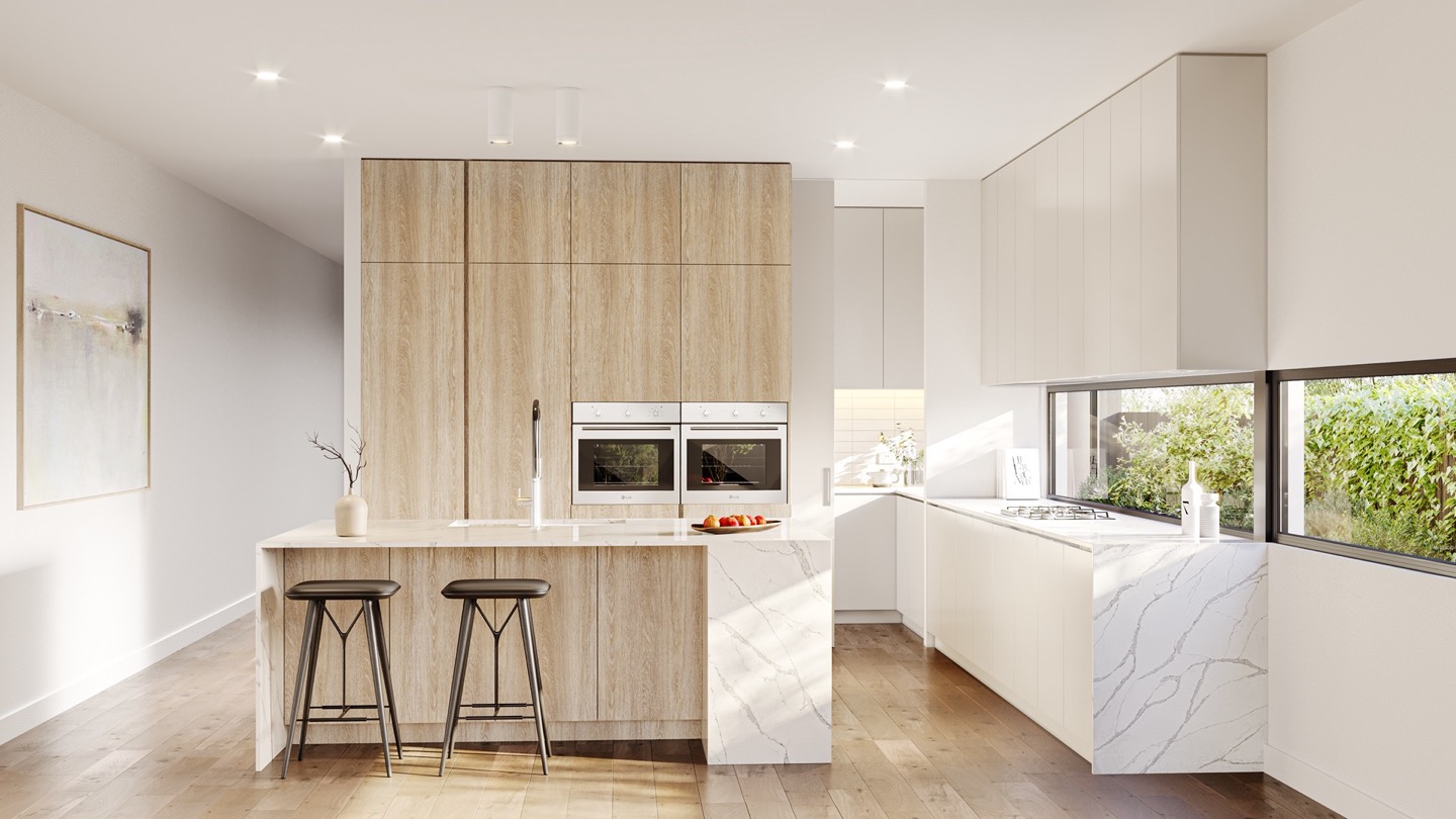 Melbourne kitchen renovation - modern kitchen design by Bozan Building Solutions
